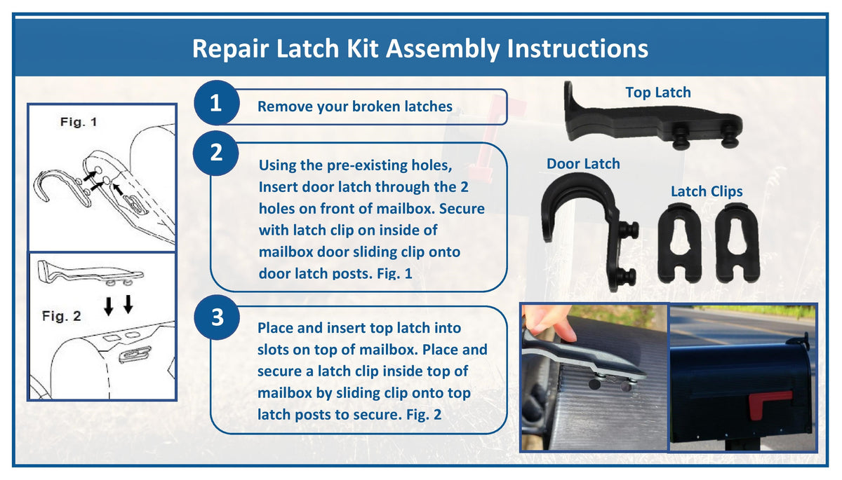 Mailbox Latch Replacement Replacement Lock And Keys | RADIUS DESIGN