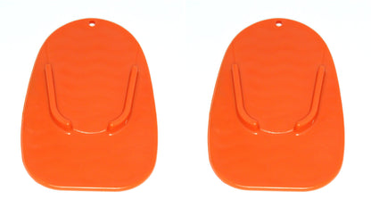 Motorcycle Kickstand Plate - Pick a Color / Pick a Quantity | Kick Stand Pad Base For Motorcycle Dirt Bike PINK BLACK GREEN ORANGE