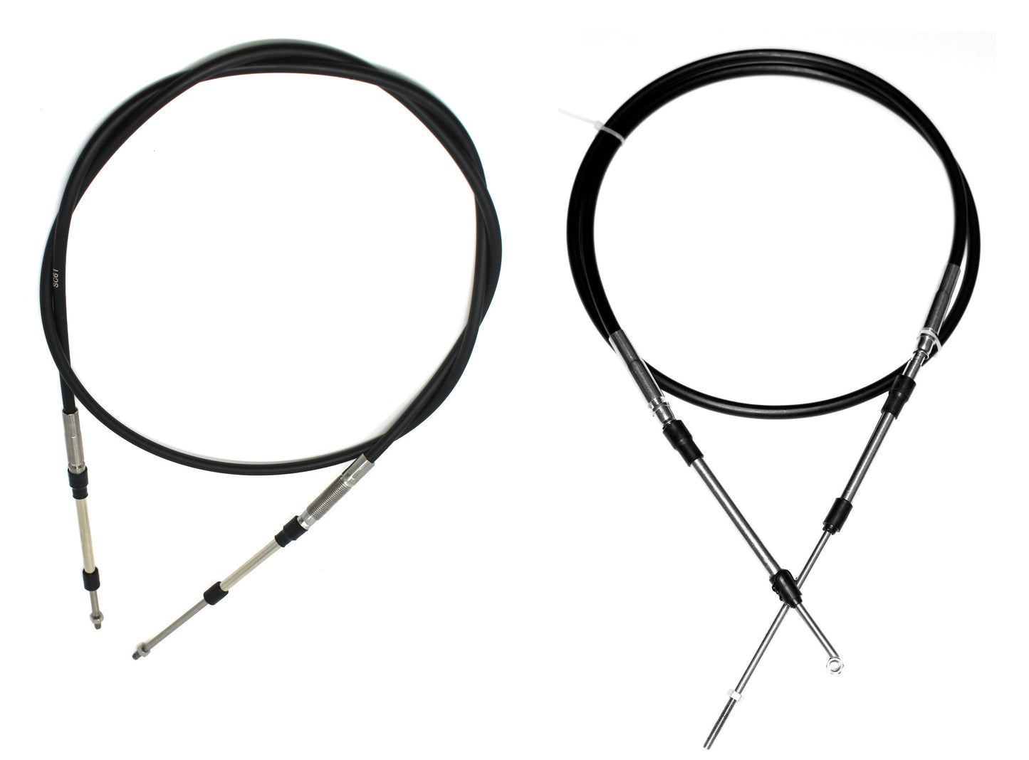 Aftermarket SeaDoo Steering & Reverse Cable Set Replacement for Seadoo 99-11 GTX GTI fits 277001580  002-045-08  26-3128 / 277000944  JSP Brand