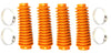 Aftermarket Orange Shock Absorber Boot Cover 4-Pack, JSP Brand Replaces ROU-87172