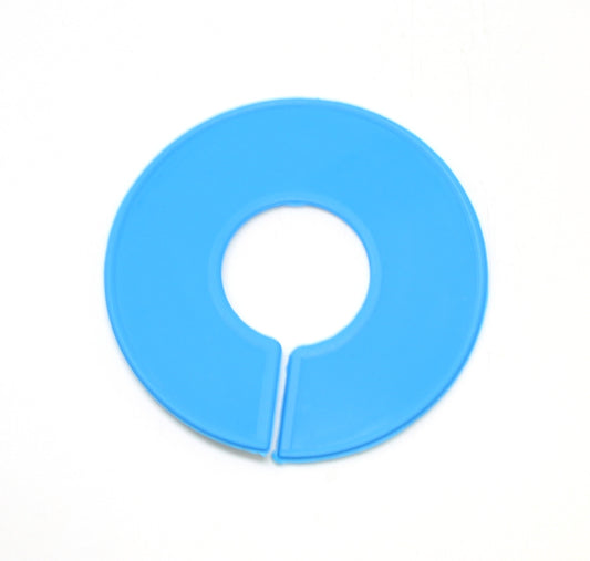 Blue Round Plastic Blank Rack Size Dividers for round & square rods - Multi-Pack