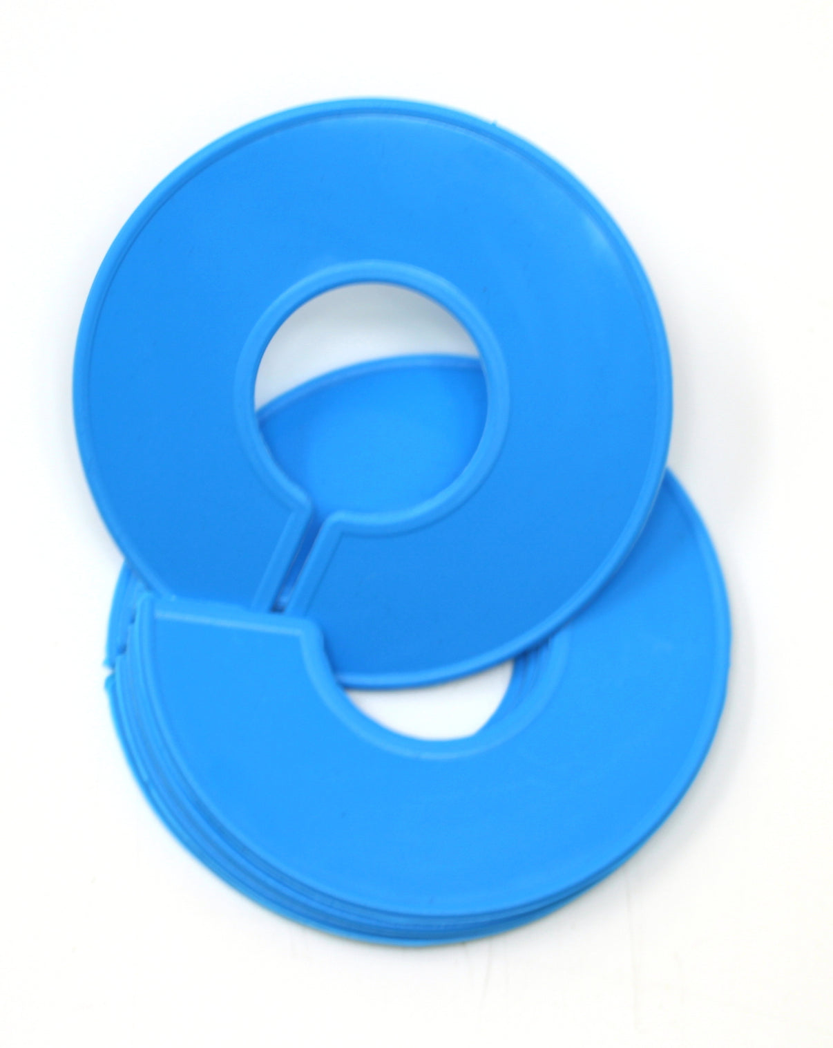 Blue Round Plastic Rack Size Dividers for round & square rods - 20 Pac ...