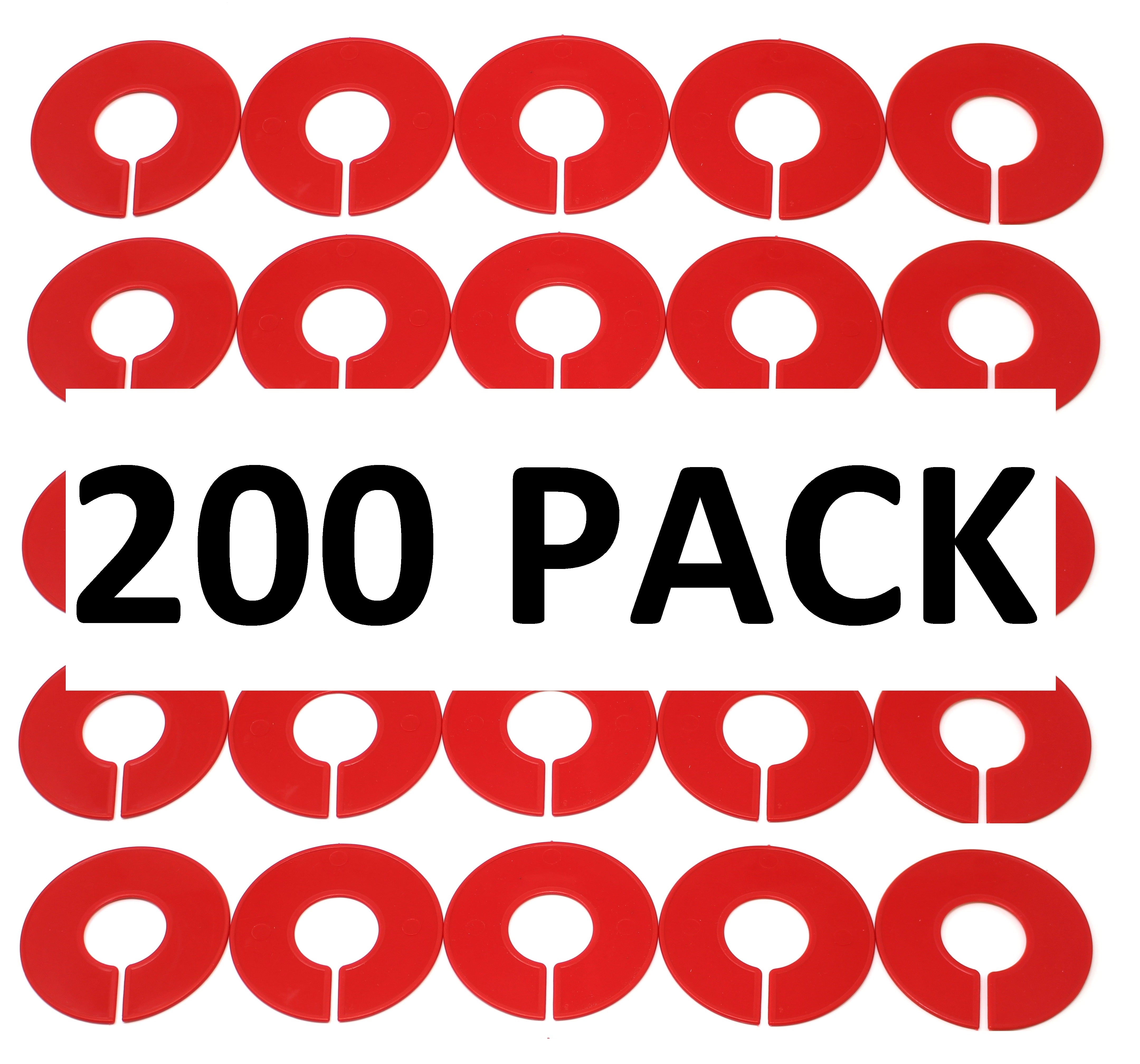 Round Divider Buy Red Round Size Dividers for Round & Square Rods | Multi-Pack Set ...