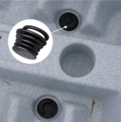Black Kayak Scupper Plug | Replacement Stopper Plugs for Kayak, Canoe Boat drain holes