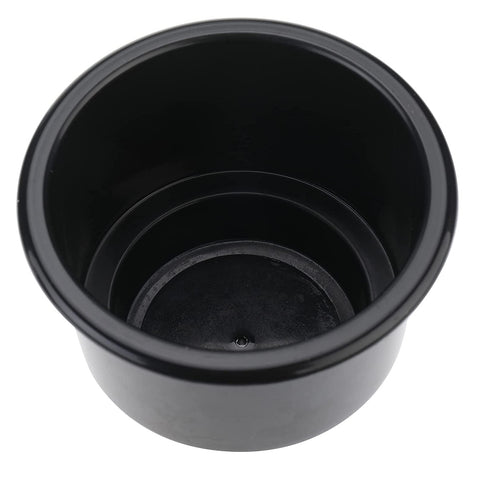 Recessed Drop-in Plastic Jumbo Cup Drink Can Holder with Drain Hole 1/4" for Furniture Sofa Poker Table Car Truck Boat Marine RV