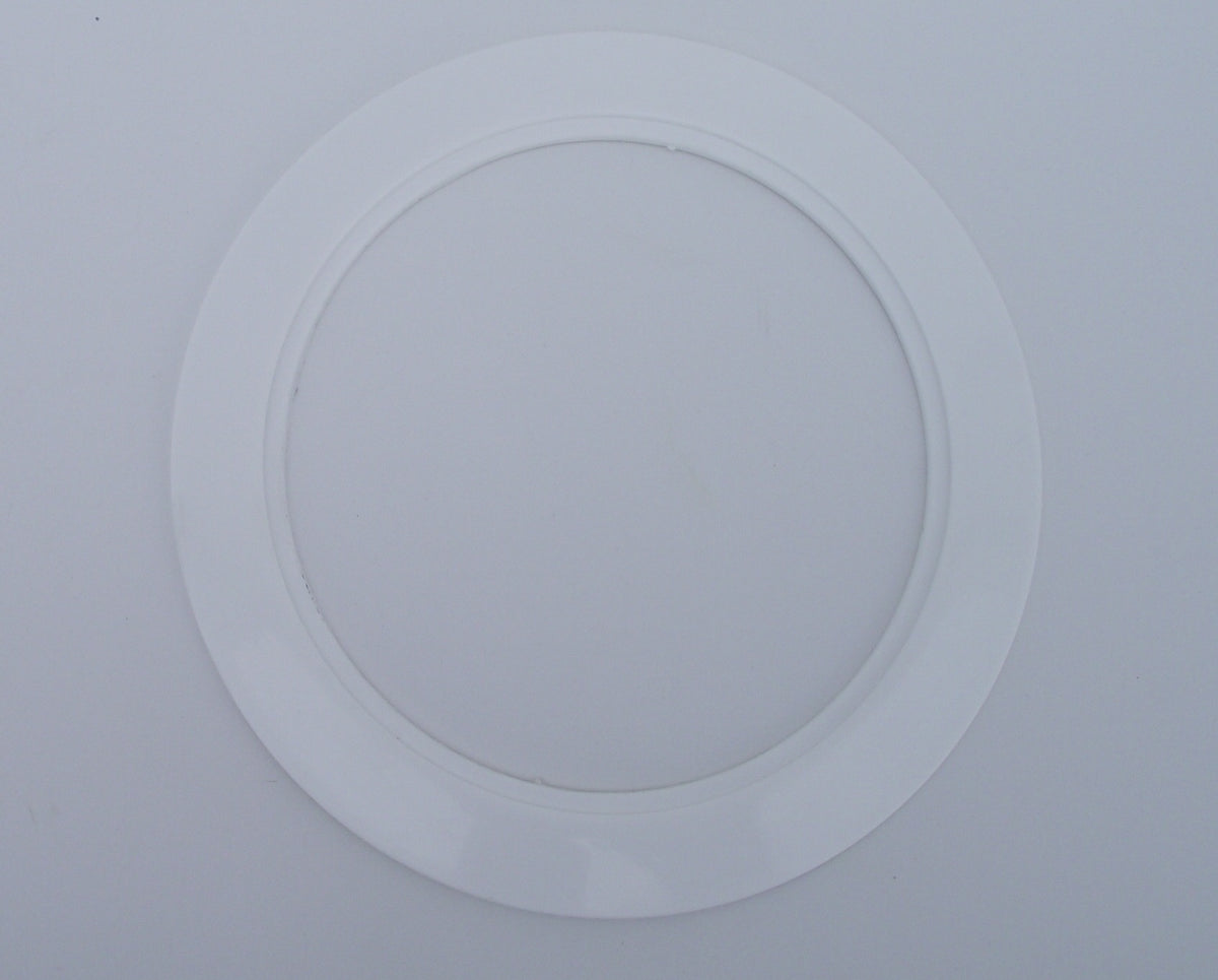 Oversized 6-Inch Recessed Lighting Trim Ring -White Plastic -Multi-Pack ...